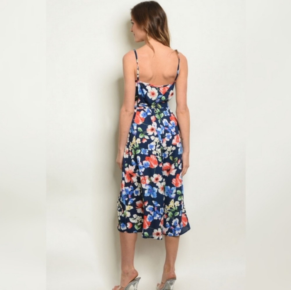 Flor Jumpsuit Cropped Wide Leg - Picture 3 of 3